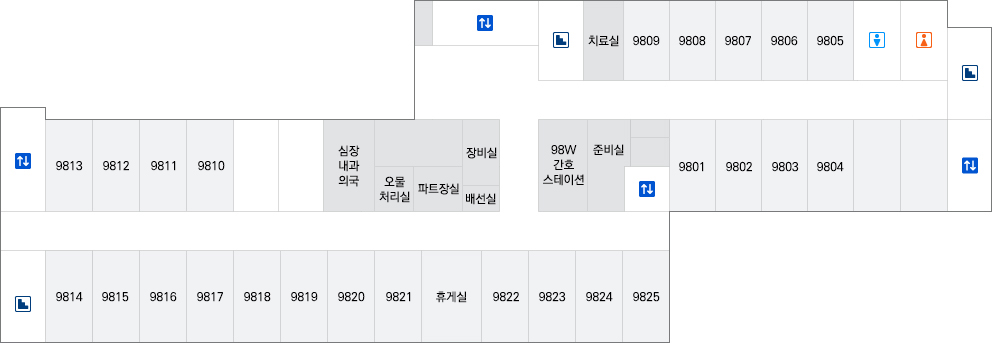 9층 원내 위치도